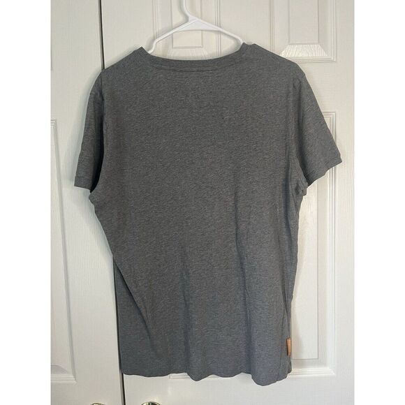 SuperDry Orange Label T-Shirt Mens Size XL Gray Logo Embroidered Vintage - Picture 5 of 8